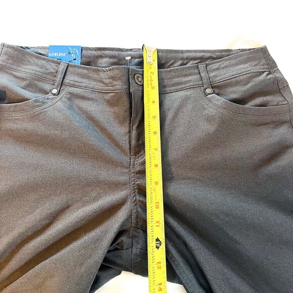 Kuhl NEW Womens Gray Grey Trekr Kapri Cropped Capri Pants 14 - Picture 15 of 16